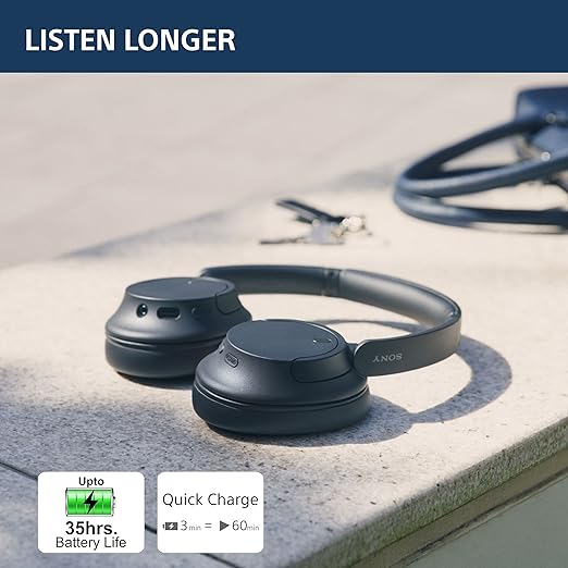 Sony WH-CH720N Noise Cancellation Wireless Bluetooth Over Ear Headphones with Mic - Image 3